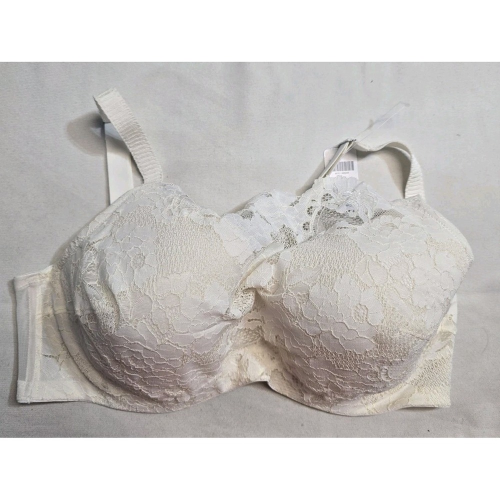 Soma 38 DD  Cami Bra Lace White  Underwire  NWT